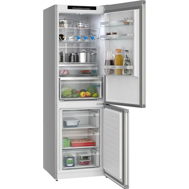 Siemens iQ300 KG36NVIBG, Kühl-Gefrierkombination mit 321 l, Energieeffizienzklasse B, Fresh Zone Fach, gebürsteter Stahl – Bild 7