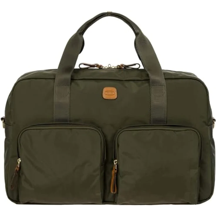 Bric's X-Travel Weekender Reisetasche, 45 cm, 100% Nylon, olivgrün – Bild 1