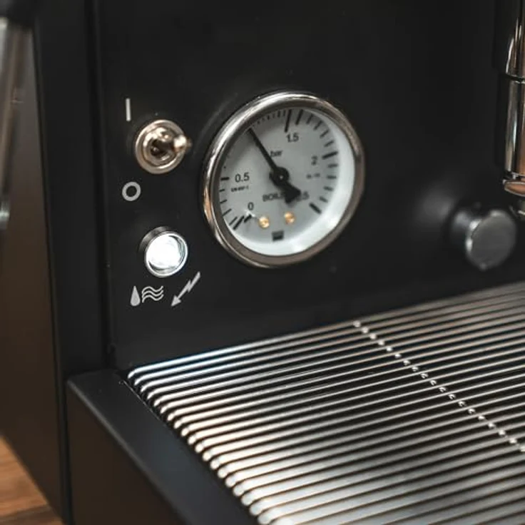 La Pavoni New Cellini Evolution, Semi-Professionelle Espressomaschine mit Kupferkessel, schwarz – Bild 4
