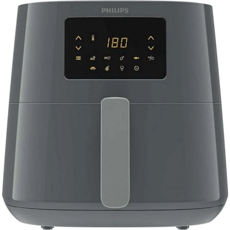 Philips 3000 series HD9270/66 Airfryer XL, Heißluftfritteuse mit 6,2 l Fassungsvermögen, grau, gesünderes Kochen mit 90 % weniger Fett – Bild 2