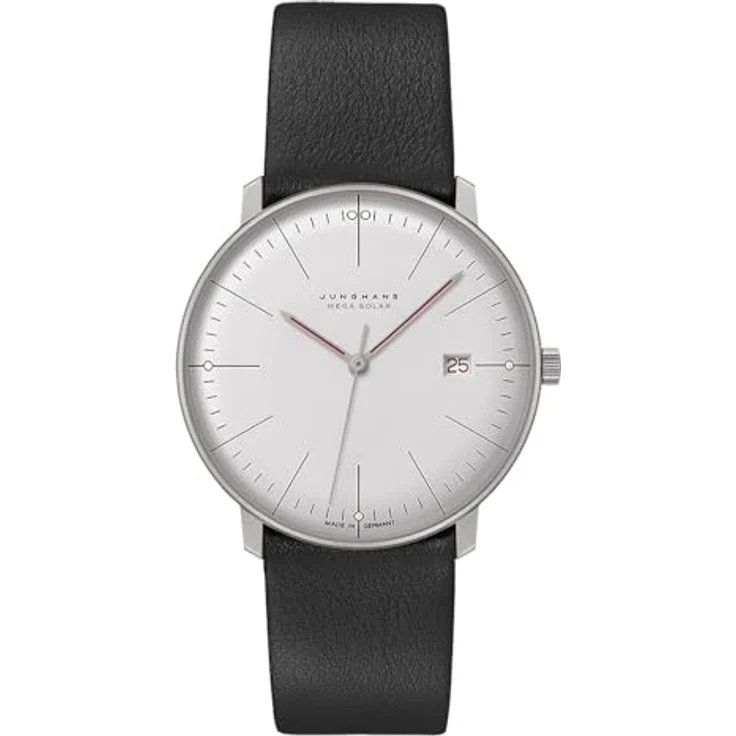 JUNGHANS max Bill Herren-Funkuhr Mega Solar Bauhaus 059/2326.02 – Bild 2