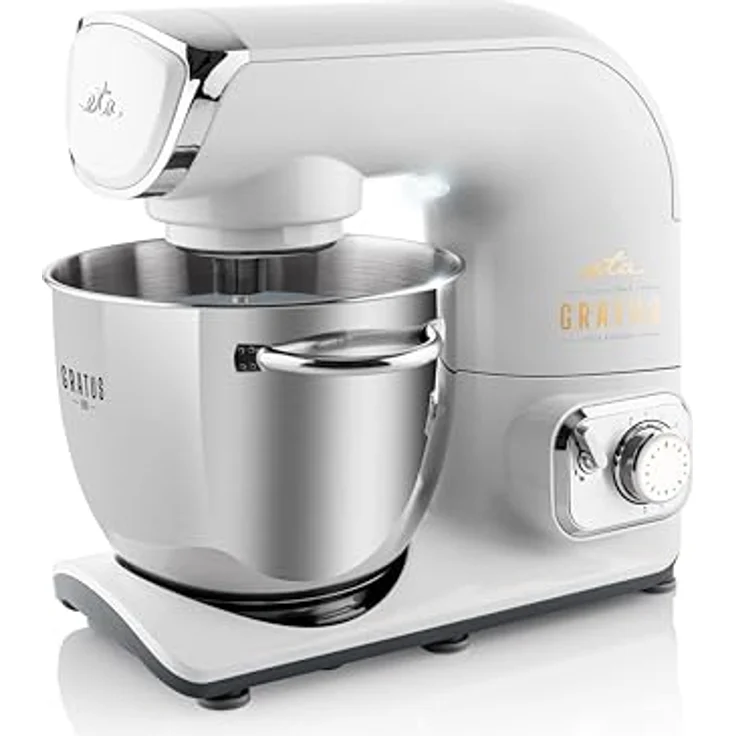 ETA Gratus EVO Max Küchenmaschine I Vollmetall I 5.5 Liter Schüssel I 1500 Watt I Knetmaschine I Rührmaschine I Zubehör Paket inkl. Fleischwolf – Bild 2