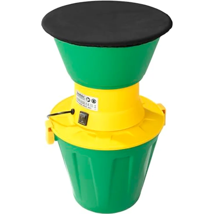 Westfalia AgriShop Elektrische Getreidemühle, 600 W Leistung für vielseitiges Mahlen von Getreide und Hülsenfrüchten, 10-Liter Einfüllbehälter, robust und tragbar