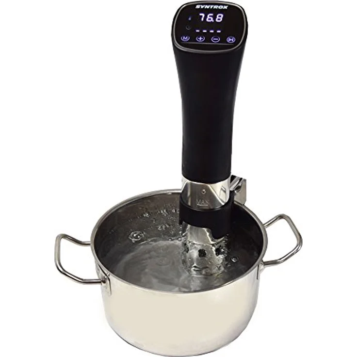 Syntrox Germany Sous Vide Stick, 800W, Vakuumgarer, Kochstab, Zirkulator – Bild 5