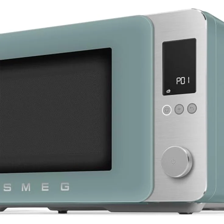 Smeg MOC02EGMEU Kombi-Mikrowelle, Emerald Green, 9 Garfunktionen, Inverter-Technologie, LCD-Farbdisplay, Grill- und Heißluftfunktion – Bild 4