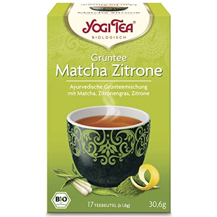 YogiTea Bio Grüntee Matcha Zitrone – Bild 3
