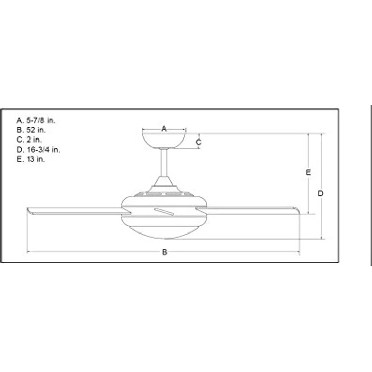 AireRyder Deckenventilator Ursa mit Beleuchtung und Fernbedienung, Gehäuse Satin Nickel, Flügelfarbe Silber-Walnuss, 132 cm – Bild 5