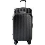 NTK-Collection Kofferset Frenzi 2-teilig, Hartschalenkoffer mit Rollen, Teleskopgriff, Zahlenschloss, Schwarz