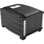 RGV ELT 800 W Digitaler Dörrgerät mit 6 Etagen, Schwarz