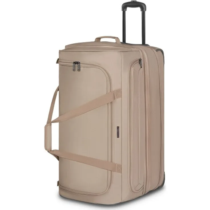 Redolz Duffle Essentials 2-Rollen Reisetasche 70 cm L mit Dehnfalte beige