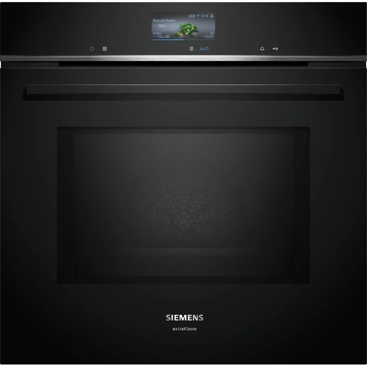 Siemens iQ700 HM776GNB1F Einbaubackofen groß mit AutoClean Mikrowelle, 67 l, 800 W, 30-300 °C (inkl. Lieferung zum Aufstellungsort)