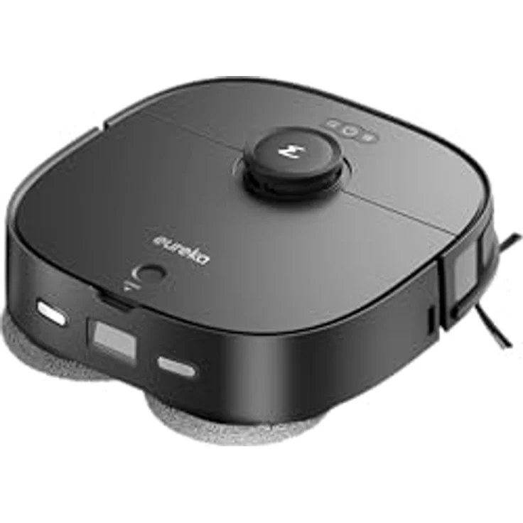 EUREKA J12ULTRA DE Saug&Wischroboter & All-in-One Station, Selbst/-waschend/trocknend/entleerend/reinigend, Heißlufttrockung,2-Mop RevoScrubTM, 5000Pa, 4,7Liter, LIDAR, Teppicherkennung, Kantenreinig – Bild 4