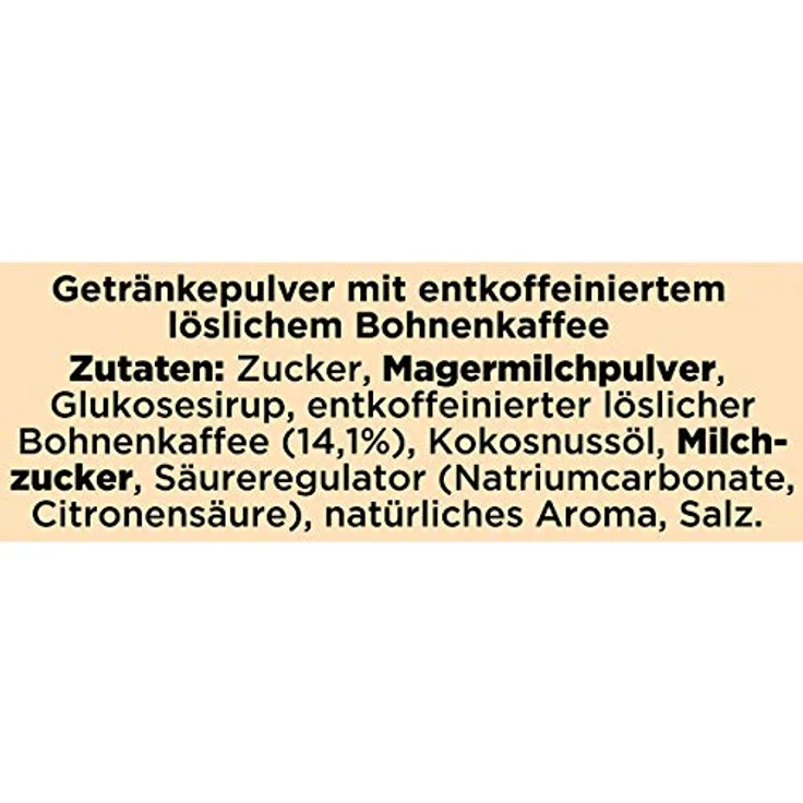 Nescafe Typ Cappuccino, Entkoffeiniert, Löslicher Kaffee, Instantkaffee, 10 Portionen zu je 12.5 g – Bild 5