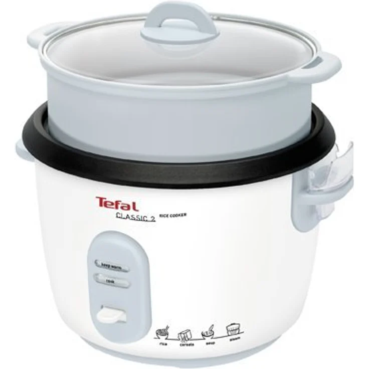 Tefal REISKOCHER RK1011, 10 Tassen, Kapazität 1,8l, 750 Watt, automatische Warmhaltefunktion, manuelle Anpassungen, perfekt gegarter Reis, Dampfkorb inklusive – Bild 2