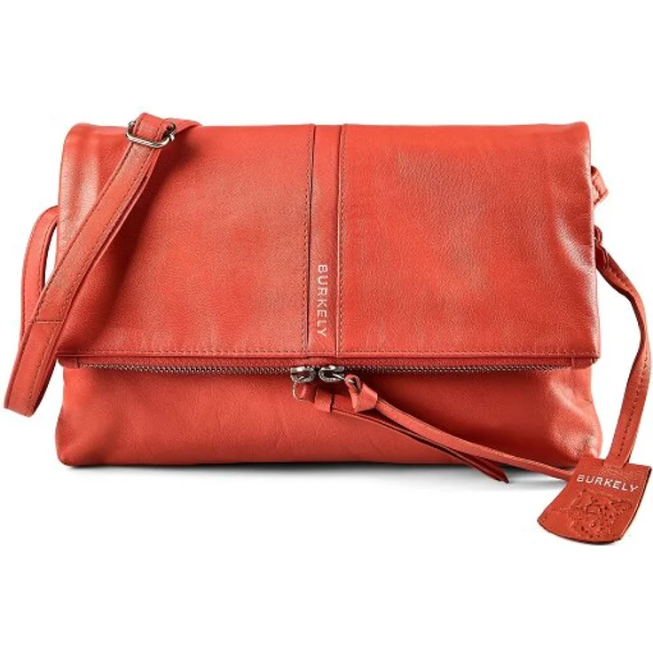Burkely Nalan Umhängetasche, 27 cm aus 100% Leder, rot