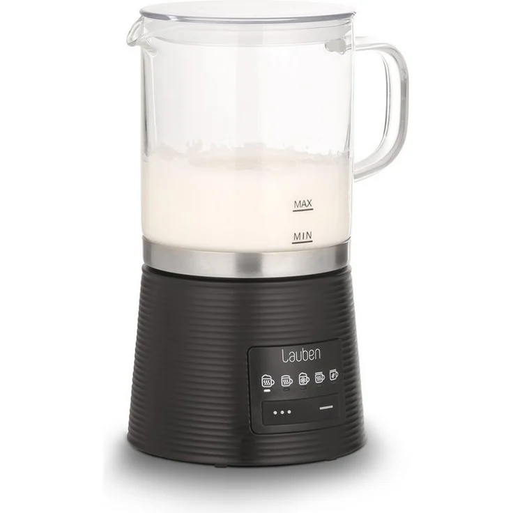 Lauben Milchaufschäumer Glass Milk Frother 600BG, attraktives Design, 600,00 W, Automatische Abschaltung, 250 ml, verschiedene Modi – Bild 1