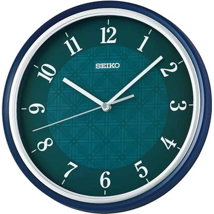 Seiko Clocks Wanduhr QHA016L, Kunststoffgehäuse, Ø27.5 x 4.7 cm, klassisches Design