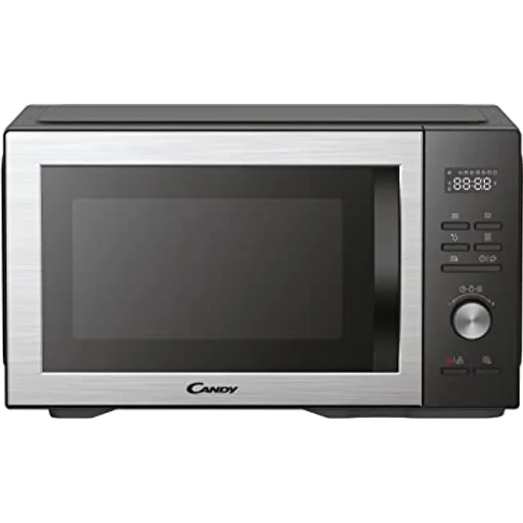Candy CMGA31EDLB Mikrowellengrill – 31 l – Leistung: 1000 W – Grill: 1000 W – Garraum aus Edelstahl – Digitale Benutzeroberf