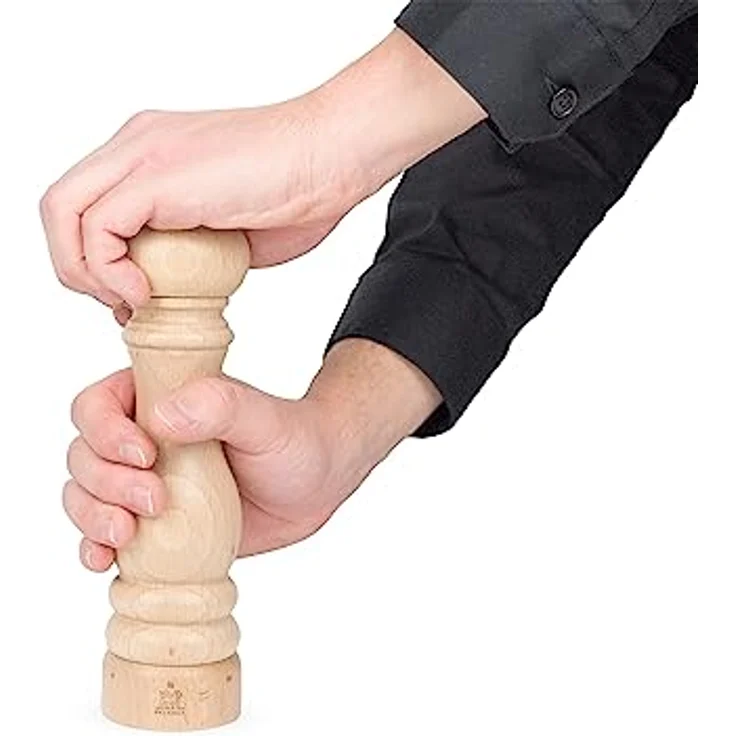 PEUGEOT Salzmühle PARIS 22cm, Buchenholz Natur, uSelect Mahlwerk für feines Salz, Zirkonia, 25 Jahre Garantie – Bild 3