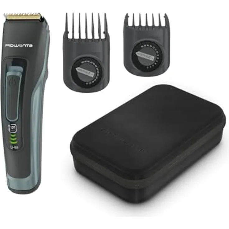 Rowenta Advancer TN5224, Haar- und Bartschneider für Herren mit 29 Schnittlängen, Edelstahlklingen mit Titanbeschichtung, wiederaufladbarer Akku, 120 Minuten Laufzeit