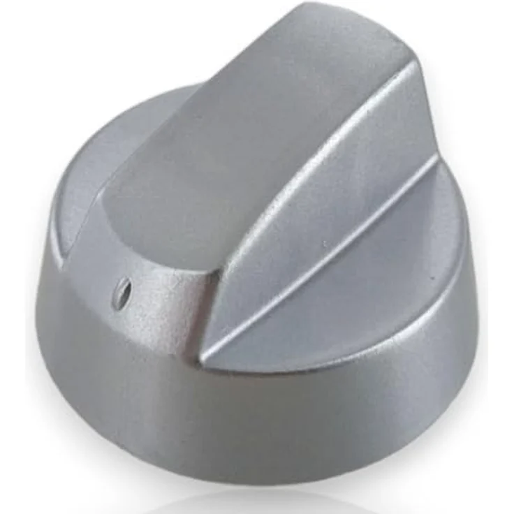 DL-pro 5x Universal Drehknopf Set Ø 42mm, Herdknöpfe mit 6mm und 8mm Adaptern, silbern, für Backofen und Gasherd – Bild 4