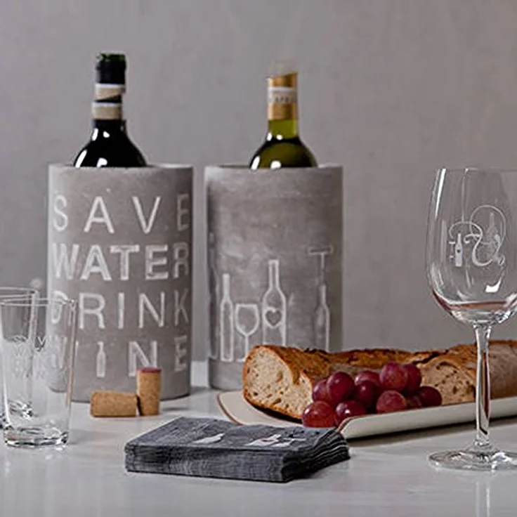 Räder P.e.t. Vino Beton Weinkühler Flasche – Bild 4