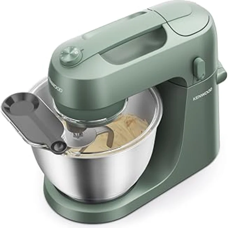 Kenwood Go, Kompakte Küchenmaschine mit 800 W Motor, 4L Edelstahl-Rührschüssel, grünes Design – Bild 2