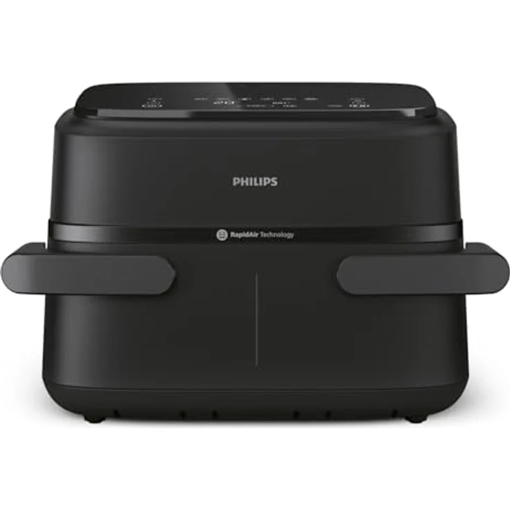 Philips Airfryer 1000 Series NA154/00, Heißluftfritteuse mit 7,1 L, RapidAir-Technologie, 10 Kochfunktionen, 90% weniger Fett, kompaktes Design, HomeID-Rezept-App – Bild 1