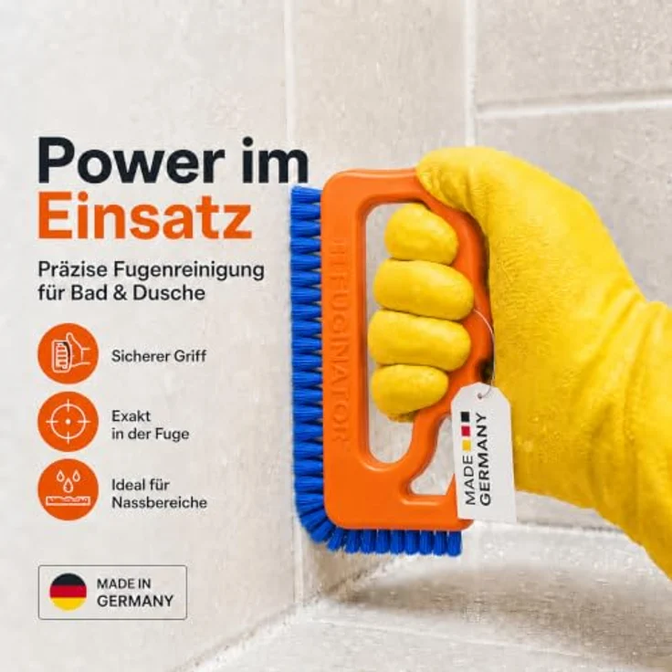 Fugenbürste Fuginator Master Handbürste Universalbürste Reinigungsbürste für Bad, Küche und Haushalt – Bild 5