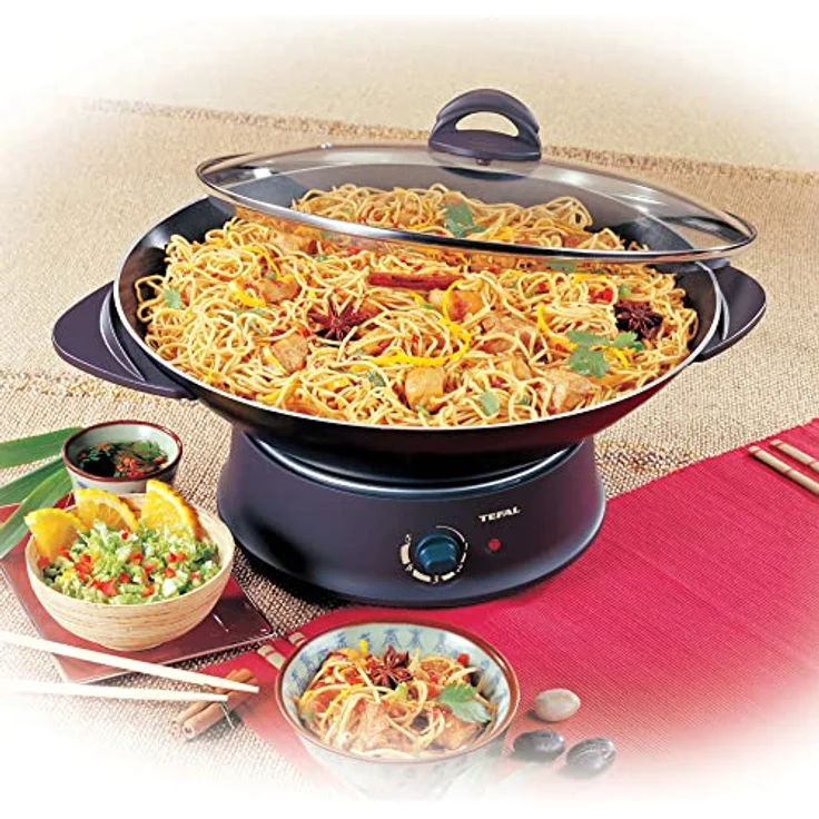 Tefal Wk302012 Wok-Fondue-Set, 8 Fonduegabeln, 1200 Watt – Bild 3