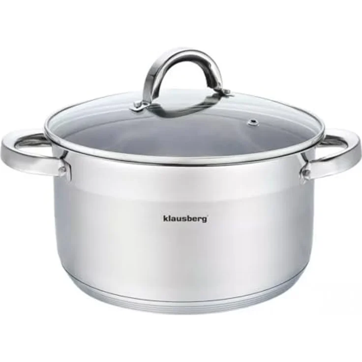 7,5 Liter 26 x 16cm Edelstahl Rostfrei Premium Topf Kasserolle mit Deckel – Bild 2
