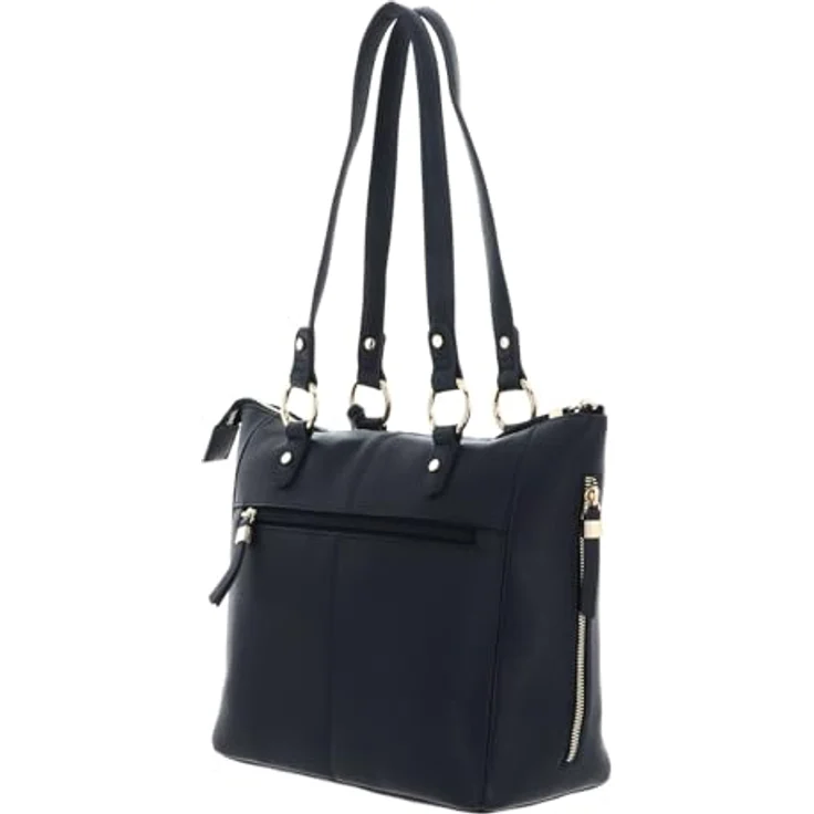 Picard Java Shopper Tasche aus 100% Leder, 36 cm mit Laptopfach, blau – Bild 4