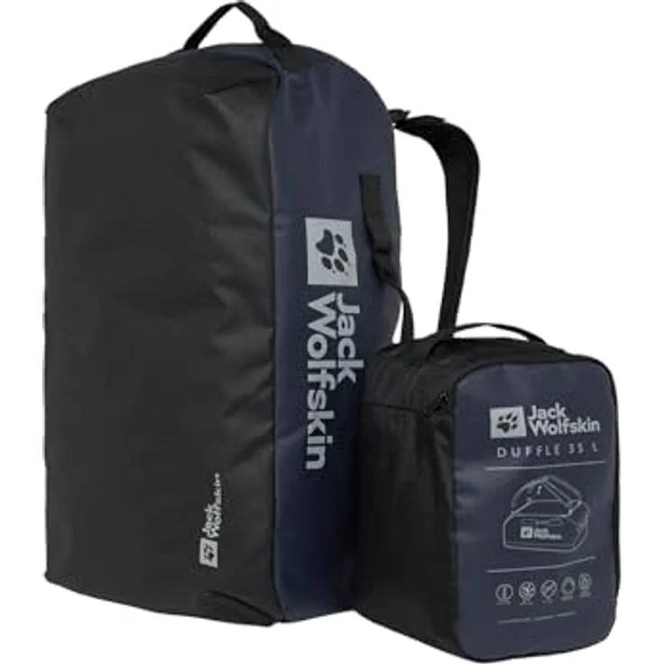 Jack Wolfskin All-In Duffle 35 Weekender Reisetasche, 58 cm, 100% Polyester, blau – Bild 8