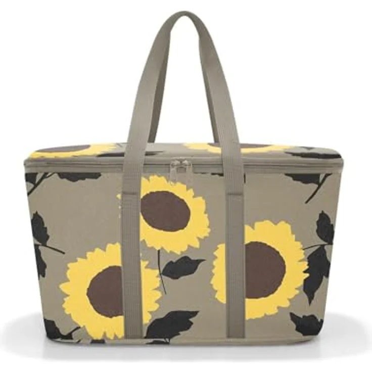 reisenthel coolerbag sunflowers, Kühlbox 20 l mit hochdichter Isolierung und stabilem Reißverschluss, wasserabweisendes Polyester – Bild 1