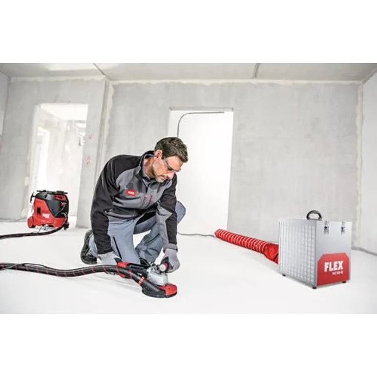 Flex-Tools 532859 VAC 800-EC Air Protect 14 SET, Gebäudeluftreiniger der Staubklasse M, Grün – Bild 5