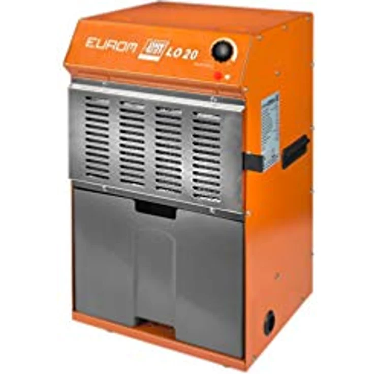 Eurom LO20 Luftentfeuchter Bautrockner Feuchtigkeitskiller 360 W, orange - Leistung: 20 Liter in 24 Stunden, mit antibakteriellem Filter – Bild 1