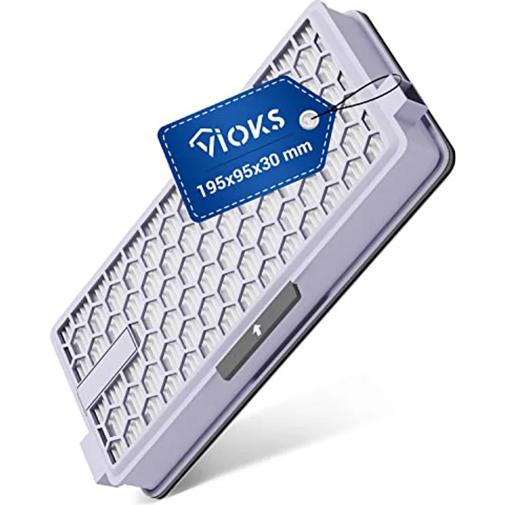 VIOKS Hepa-Filter Ersatz für Miele 961628 SF-HA50, Geruchsfilter für Staubsauger