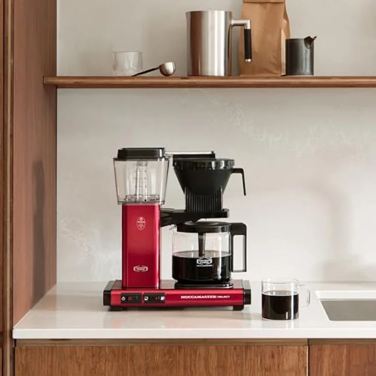 Moccamaster Filter Kaffeemaschine KBG Select, 1.25 Liter, 1520 W, Red Metallic – Bild 6