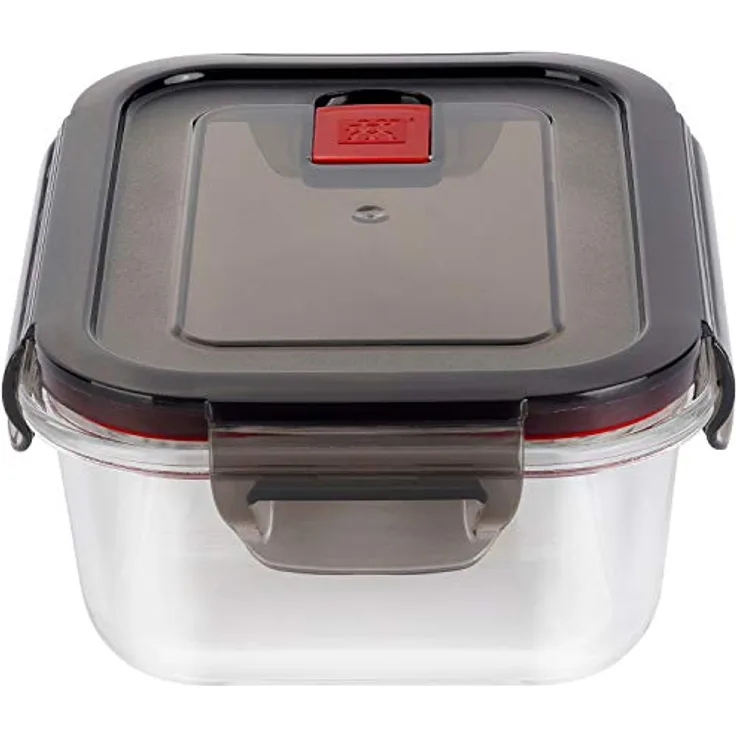 ZWILLING Gusto Glasdose, Rechteckig, 600 ml, temperaturbeständiges Glas, luftdicht und auslaufsicher