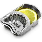 LEMONEASY Zitronenscheibenpresse - Edelstahl, ergonomisch, spülmaschinenfest - Minimal Kraft, maximal Saft