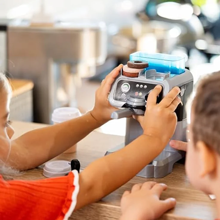 Theo Klein Barista Espressomaschine, Spielzeugmaschine mit Wassertank und Zubehör für Kinder ab 3 Jahren – Bild 2