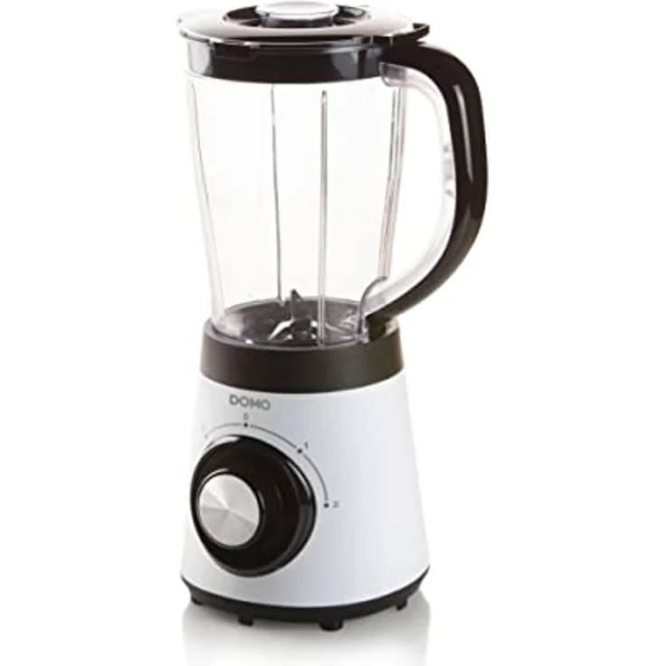 DOMO DO9203BL Standmixer, 1,5 L BPA-freier Kunststoff-Krug, entnehmbares Messer, 500 W, weiß – Bild 2