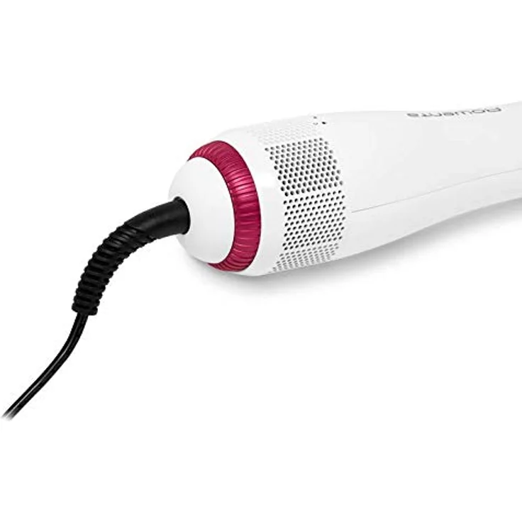 Rowenta CF6220 Wonder Air Brush Glättbürste (900 Watt, Ionen-Funktion, inkl. Aufbewahrungstasche) weiß-rosa – Bild 4