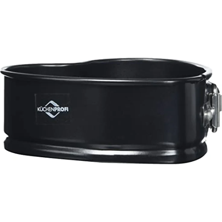Küchenprofi Kuchenform Herz | 11,5cm, 4,5cm hoch | antihaftbeschichtet | Springform Herz | schwarz | auslaufsicher | kreative Kuchen in Herzform zum Muttertag, Geburtstag und mehr – Bild 3