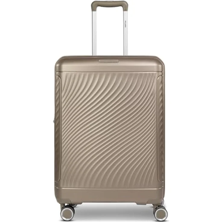 Picard Vienna 4 Rollen Trolley M, 65 cm mit Dehnfalte, 100% Polypropylen, silberfarben – Bild 2