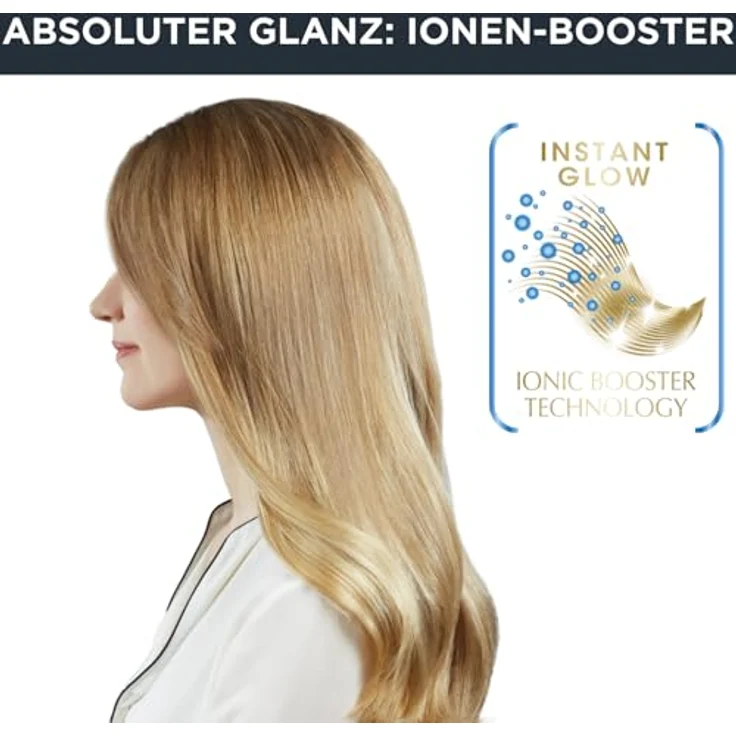 Rowenta CV5830 Studio Dry Haartrockner (2100 Watt, 3 Temperatur- und 2 Geschwindigkeitsstufen, Ionenfunktion, Kaltlufttaste) Weiß-Roségold – Bild 4