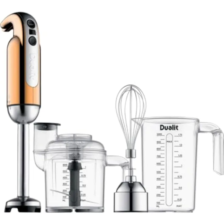 DUALIT 88931 Kupfer-Multifunktionsmixer, Stabmixer mit patentierter Ansaugungstechnologie und VortecS-Mischung