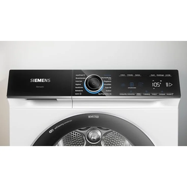 Siemens WQ46B2C40 iQ700 Smarter Wärmepumpen-Trockner 9 kg, varioSpeed-Trocknung, Selbstreinigender Kondensator, Fernsteuerung über App, Sprachsteuerung – Bild 2