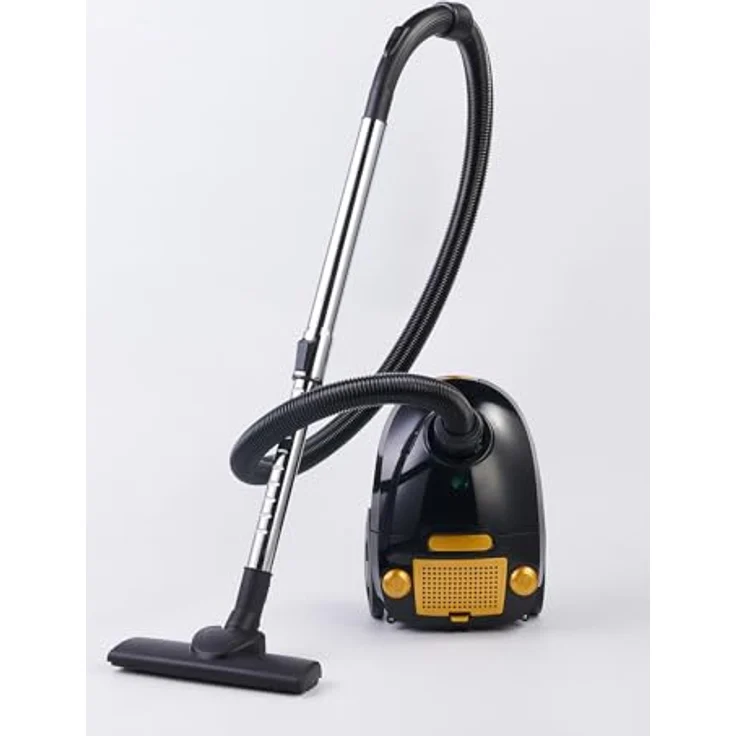 ELTA Bodenstaubsauger mit Beutel – 800W ECO-Motor, leise, leicht (3,5 kg), Mini-Turbobürste für Tierhaare, Teleskoprohr, Zubehör – Bild 1