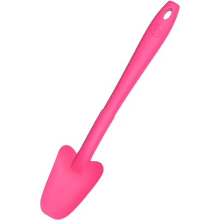 Kochblume Restelöffel S, Premium-Silikon, BPA-frei, hitzebeständig bis 230°, spülmaschinenfest, Farbe: pink – Bild 1